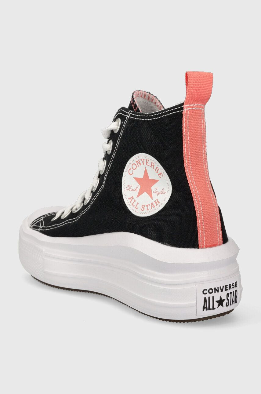 Converse tenisi Chuck Taylor All Star Move femei culoarea negru A04831C - Pled.ro