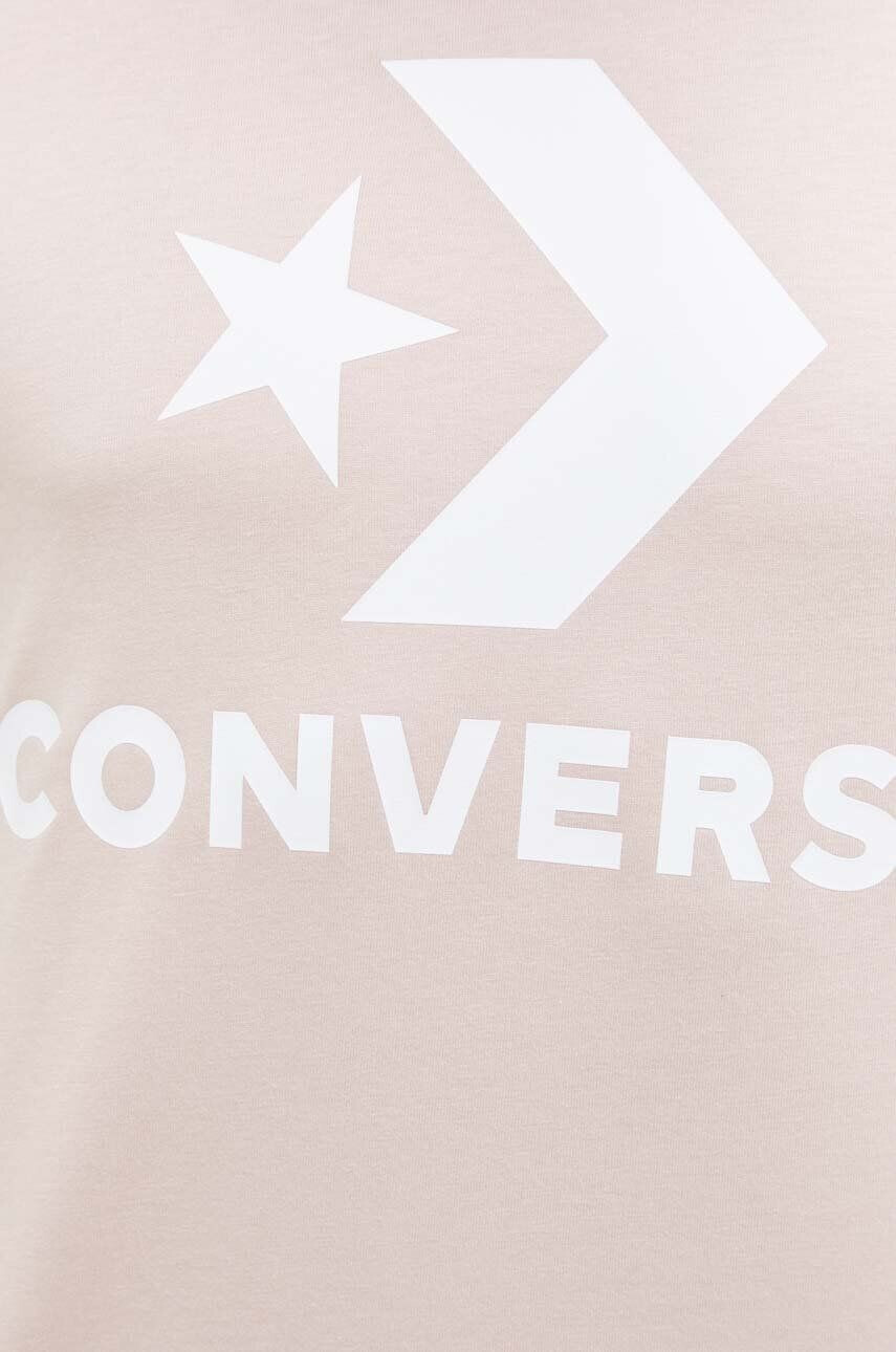 Converse tricou din bumbac culoarea roz cu imprimeu - Pled.ro