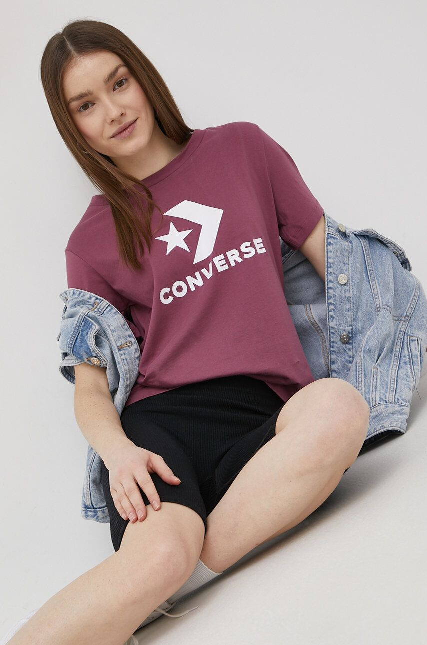 Converse tricou din bumbac - Pled.ro