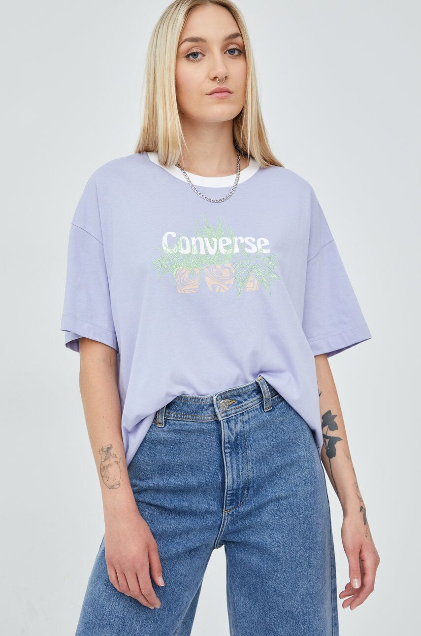 Converse tricou din bumbac - Pled.ro