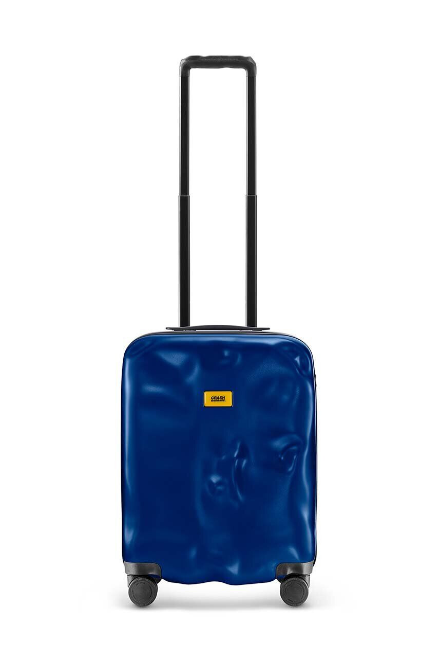 Crash Baggage valiza ICON Small Size culoarea albastru marin - Pled.ro