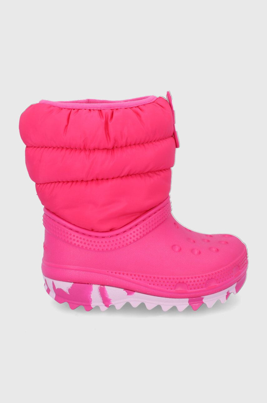 Crocs cizme de iarna copii culoarea roz - Pled.ro