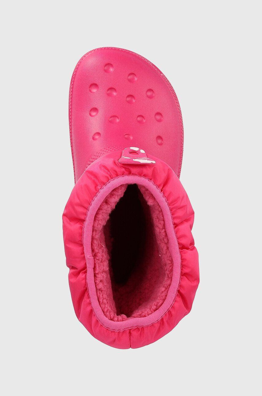 Crocs cizme de iarna copii culoarea roz - Pled.ro