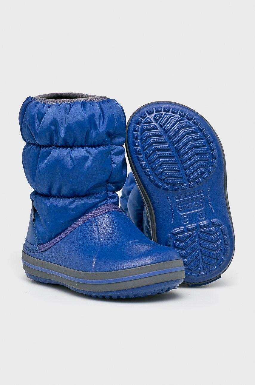 Crocs cizme de iarnă pentru copii WINTER PUFF 14613 14613.WINTER.PUFF.CRL.B-CRL.B/L.GR - Pled.ro