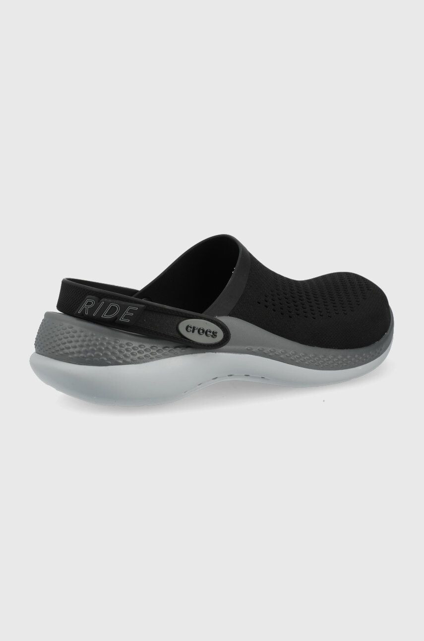 Crocs papuci culoarea negru 206708.0DD-BLK.SLT.GR - Pled.ro