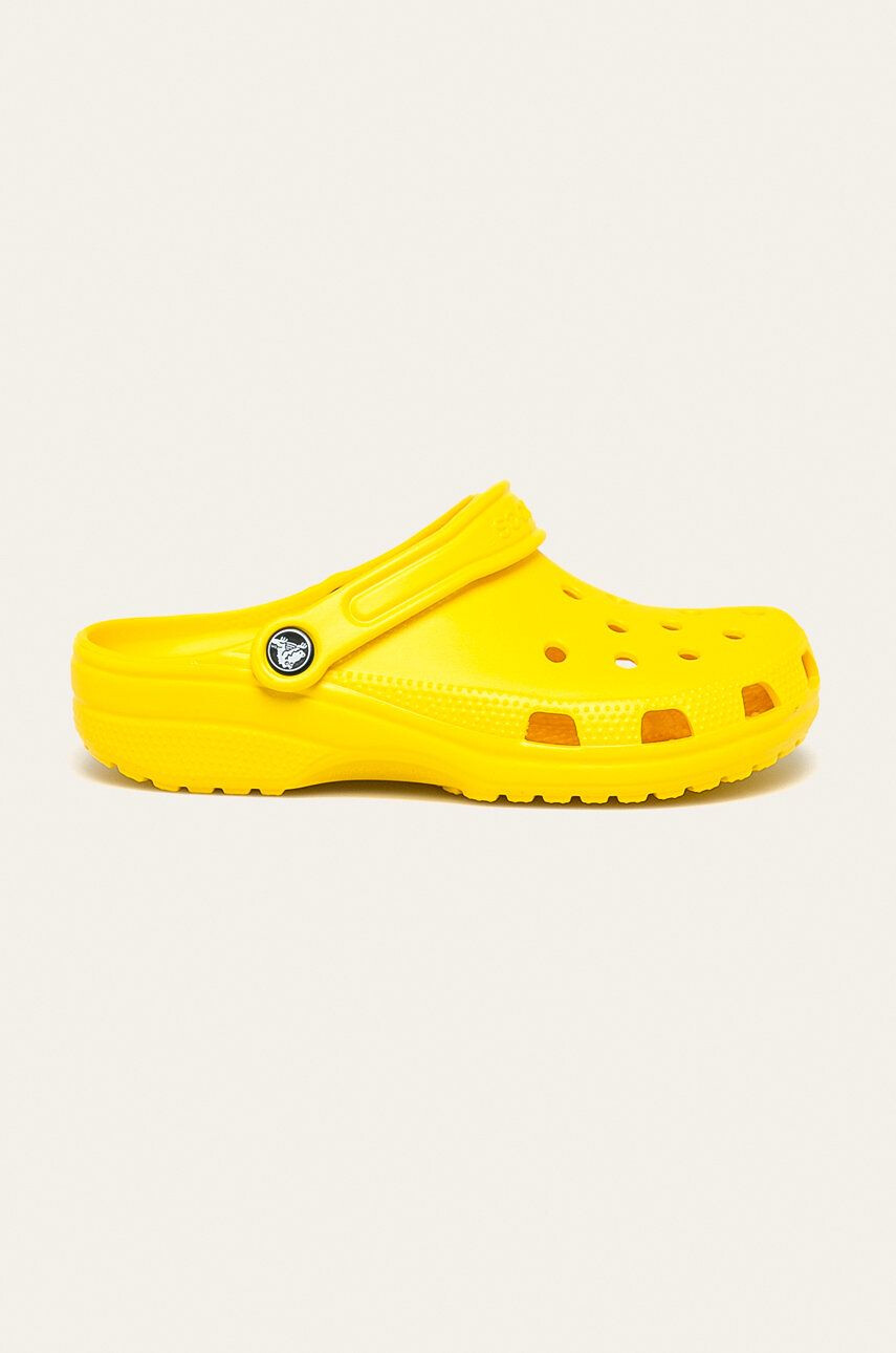 Crocs papuci Classic culoarea galben 10001 - Pled.ro