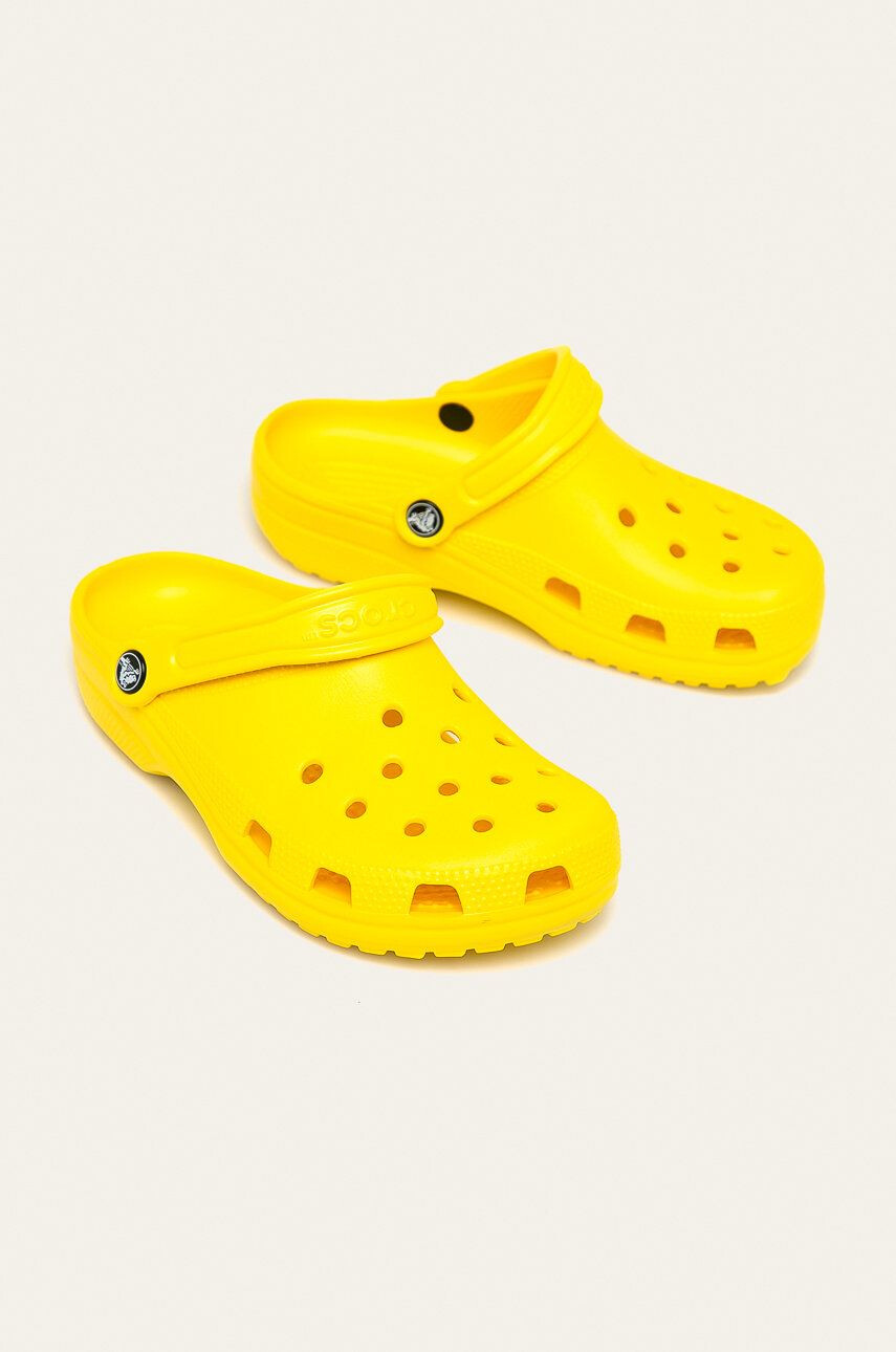 Crocs papuci Classic culoarea galben 10001 - Pled.ro