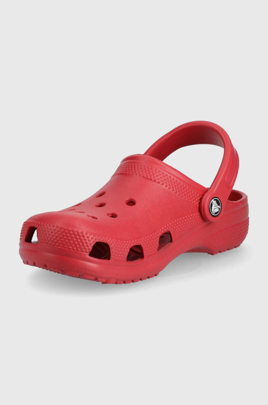 Crocs papuci culoarea rosu - Pled.ro