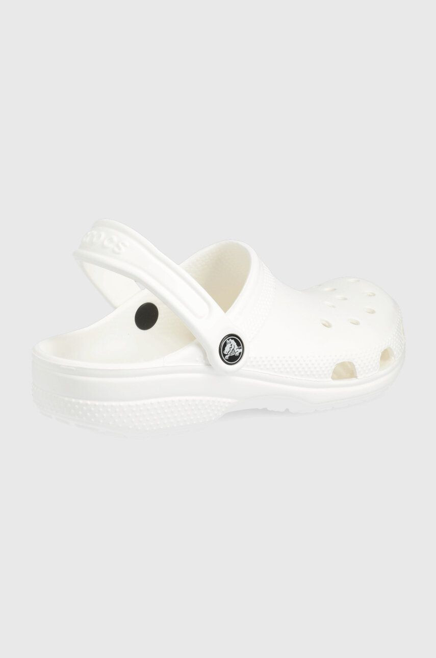 Crocs papuci culoarea alb - Pled.ro