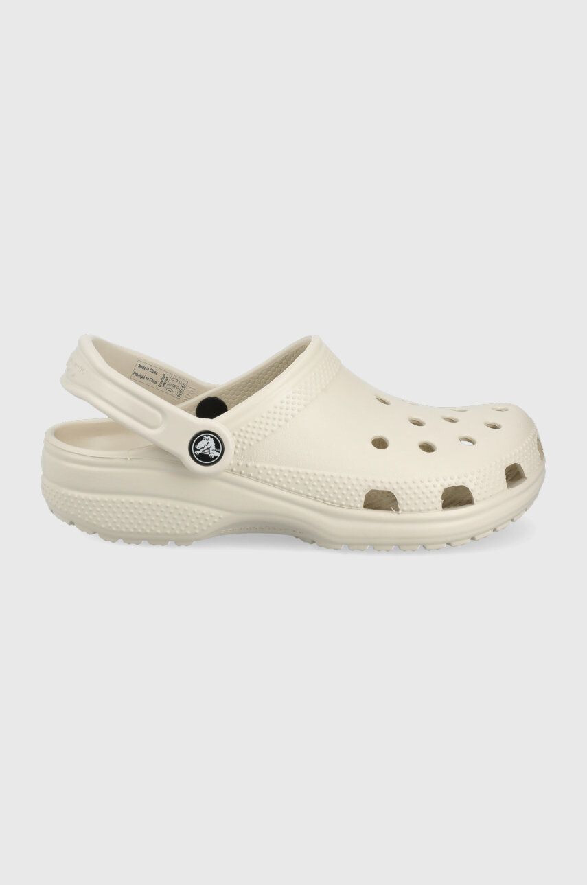 Crocs papuci culoarea bej 10001.160-STUCCO - Pled.ro