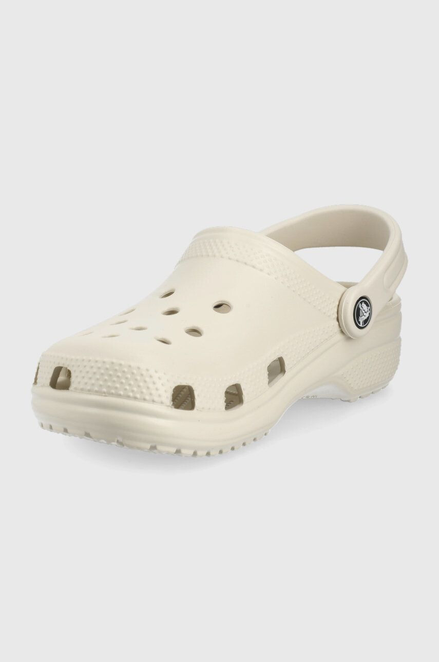 Crocs papuci culoarea bej 10001.160-STUCCO - Pled.ro