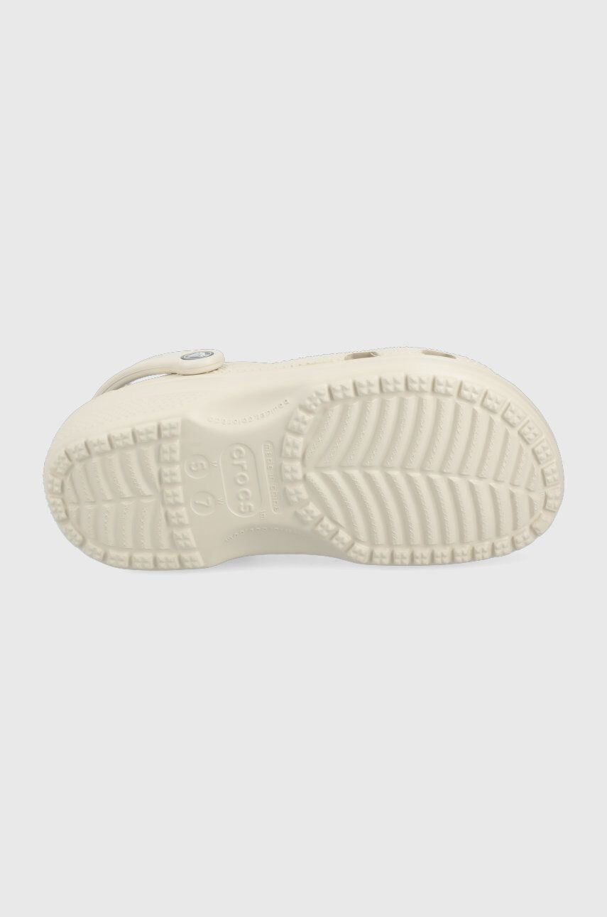 Crocs papuci culoarea bej 10001.160-STUCCO - Pled.ro