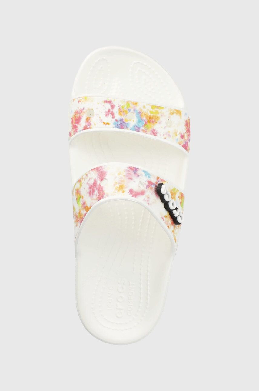 Crocs papuci CLASSIC TIE DYE 207283 femei 207283.928-MULTI.WHT - Pled.ro