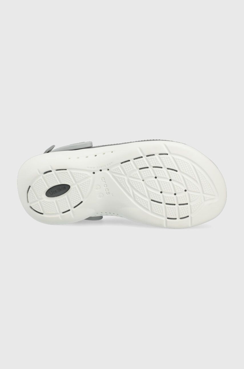 Crocs papuci culoarea gri 206708.0DT-LGHT.GREY - Pled.ro