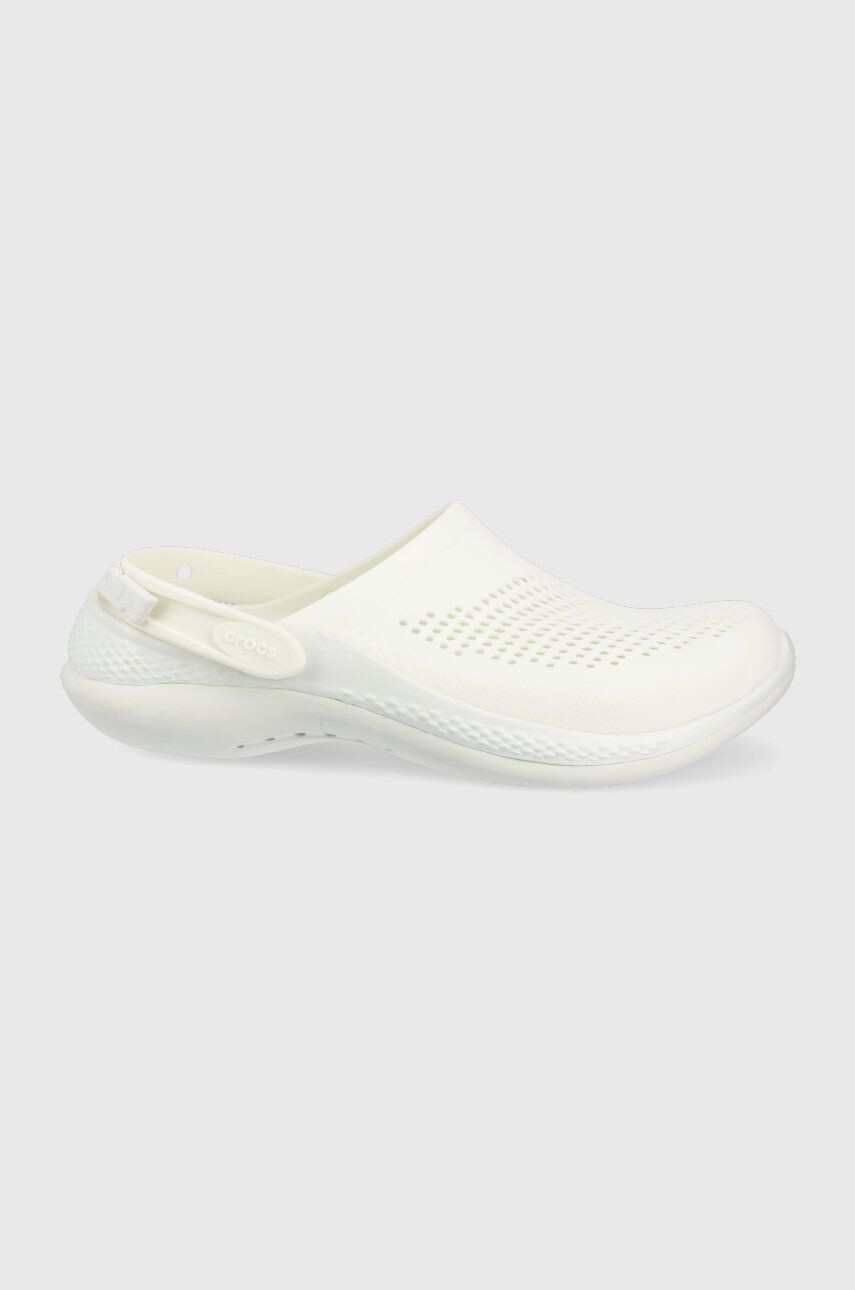 Crocs papuci LITERIDE 206708 culoarea alb 206708.1CV-AL..WHT - Pled.ro