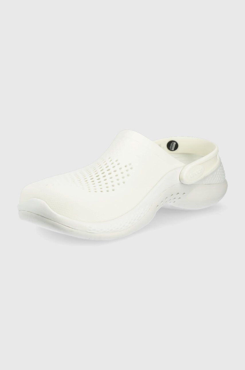 Crocs papuci LITERIDE 206708 culoarea alb 206708.1CV-AL..WHT - Pled.ro