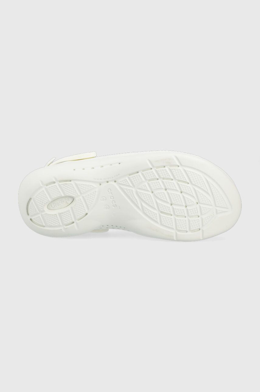 Crocs papuci LITERIDE 206708 culoarea alb 206708.1CV-AL..WHT - Pled.ro