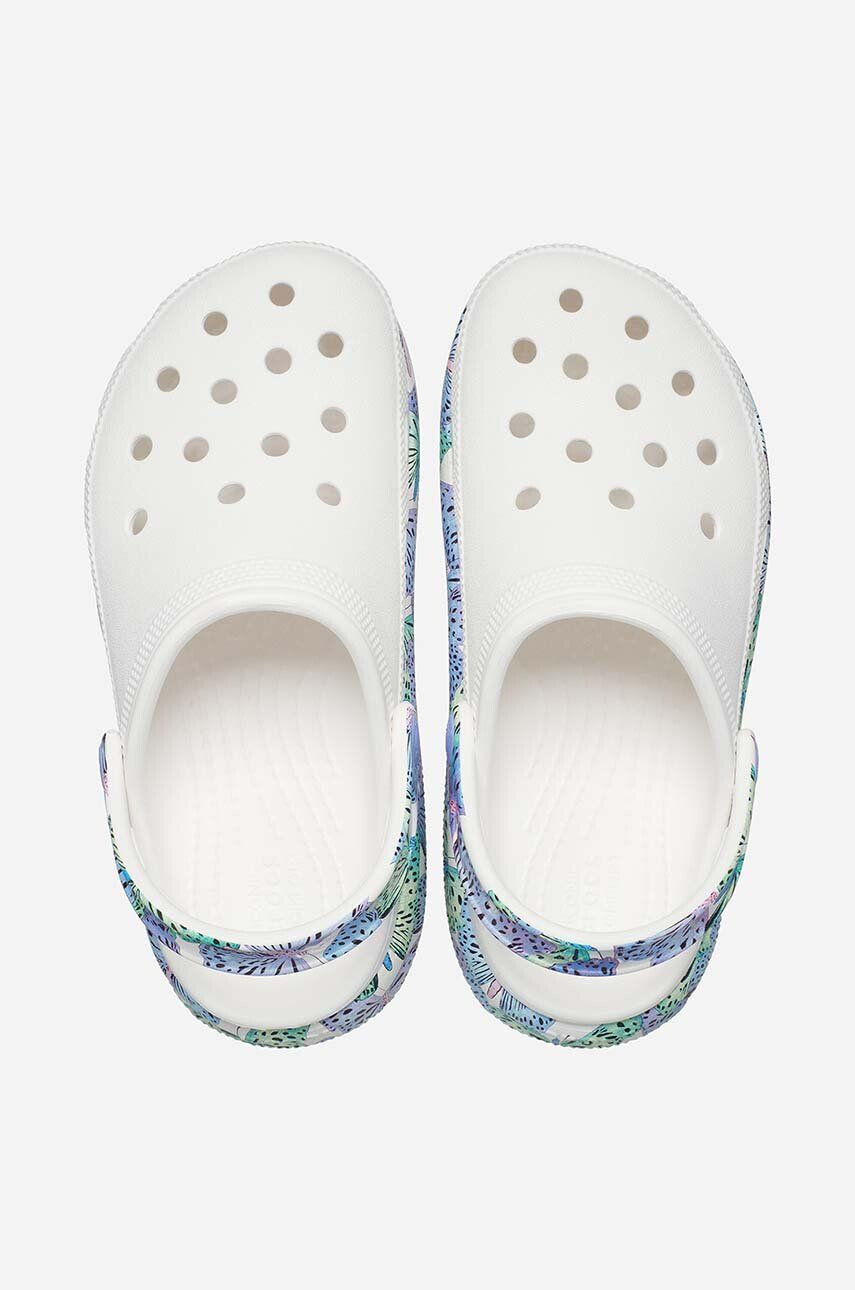 Crocs papuci culoarea alb - Pled.ro