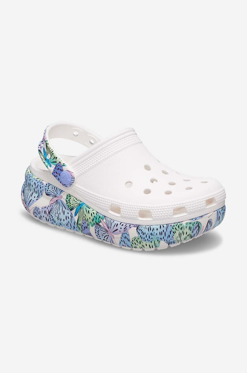 Crocs papuci culoarea alb - Pled.ro