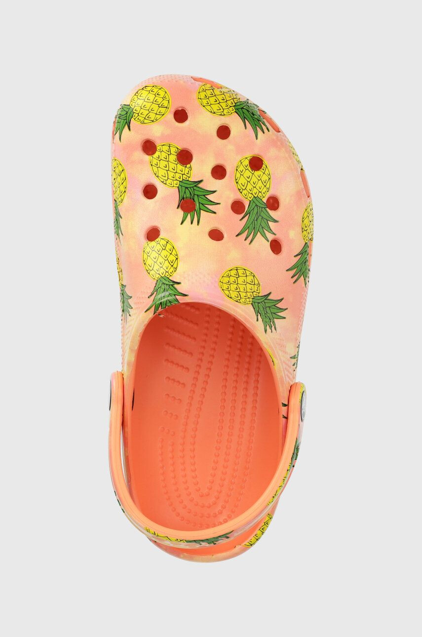 Crocs papuci femei culoarea portocaliu 207849.83F-PAPAYA.MLT - Pled.ro