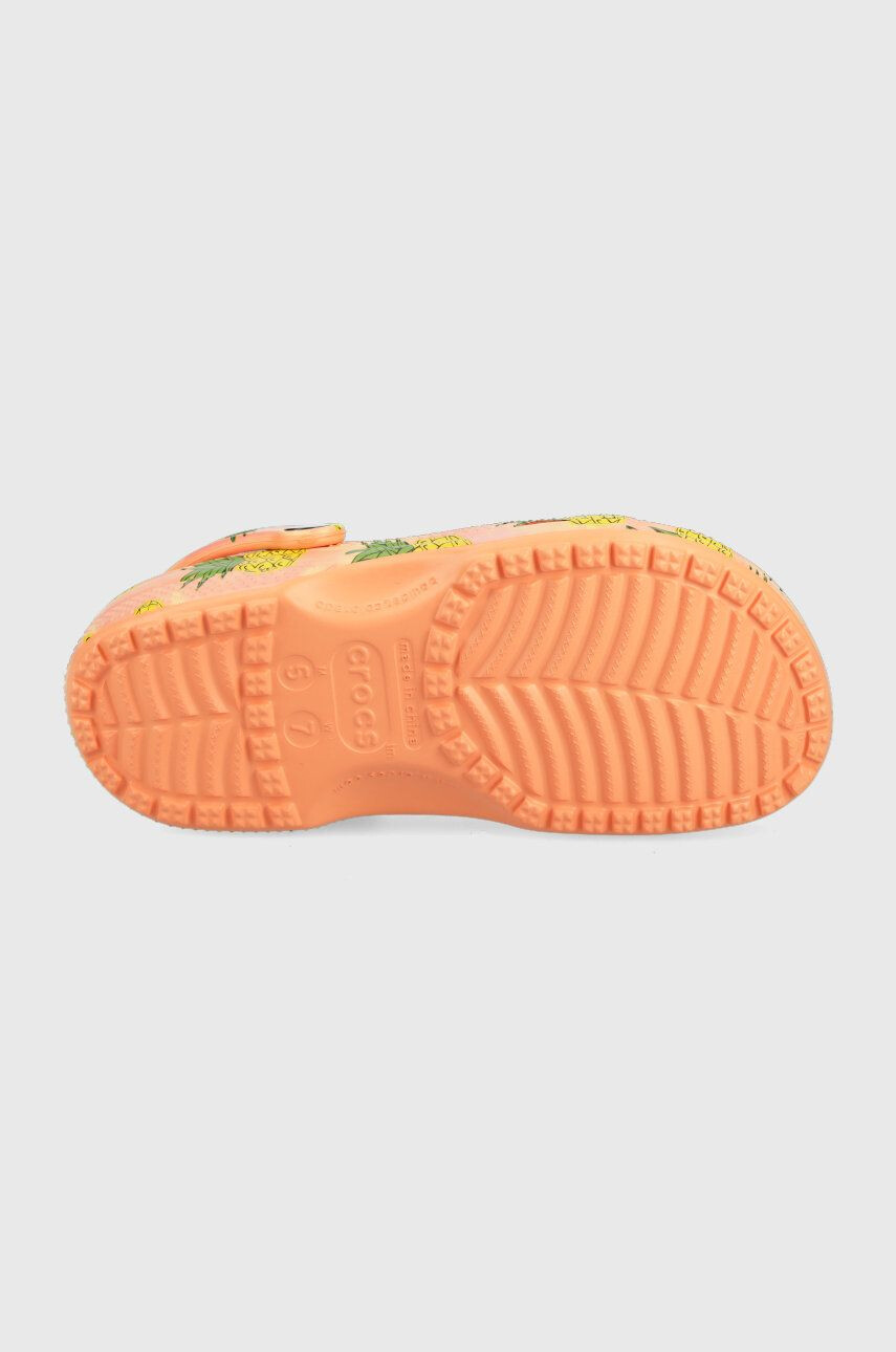 Crocs papuci femei culoarea portocaliu 207849.83F-PAPAYA.MLT - Pled.ro