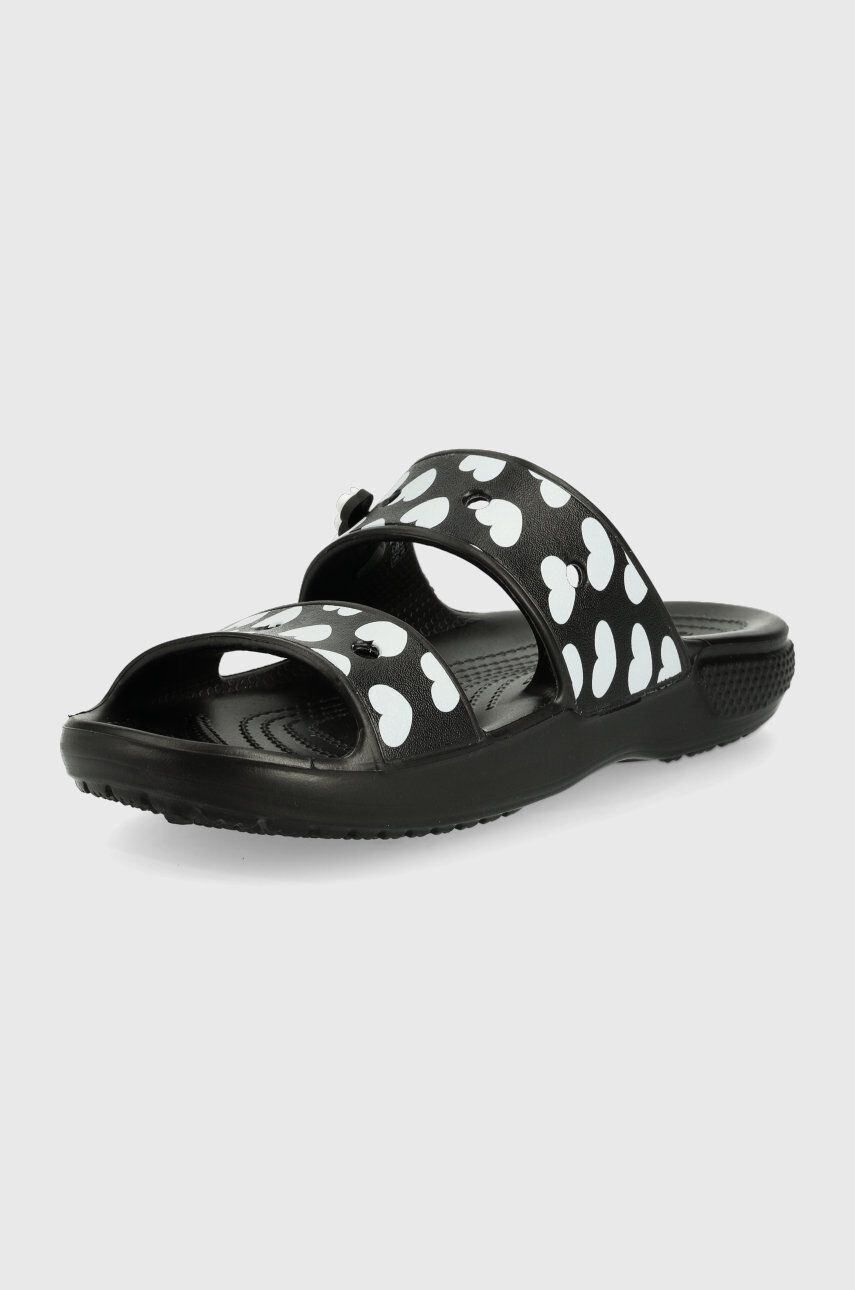 Crocs papuci femei culoarea negru - Pled.ro