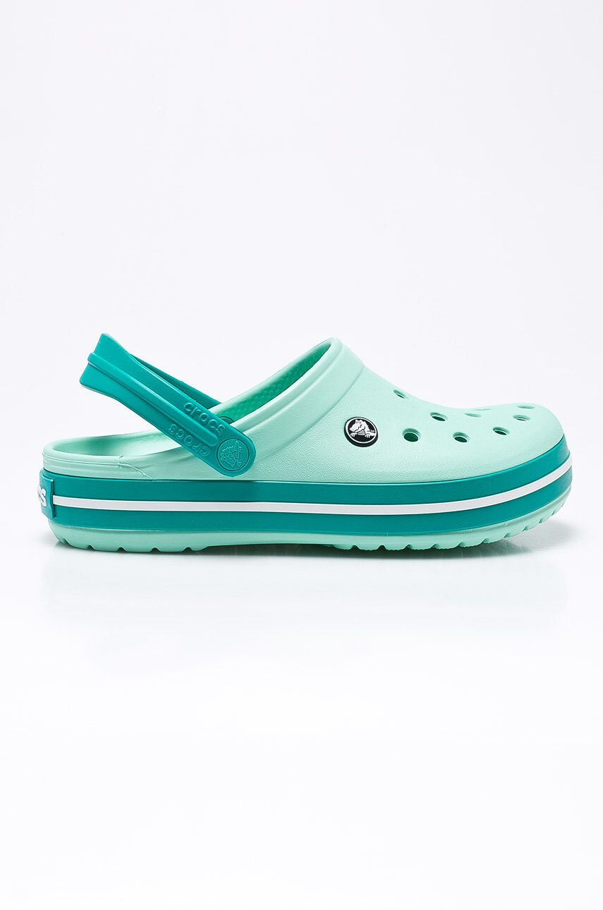 Crocs papuci CROCBAND 11016 femei culoarea turcoaz 11016.NewMintTropicalTe-MintTrTeal - Pled.ro