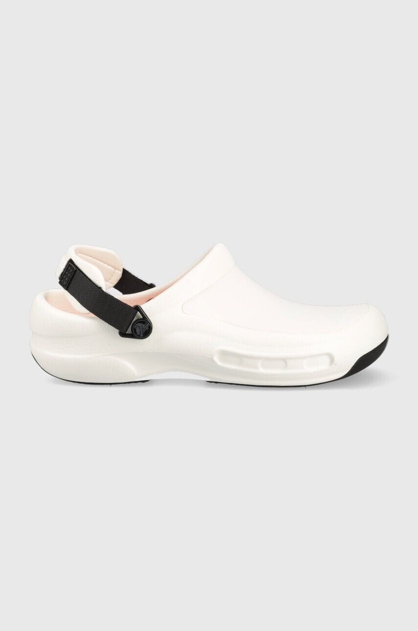 Crocs papuci Bistro Pro Lite Ride Clog culoarea alb 205669 - Pled.ro