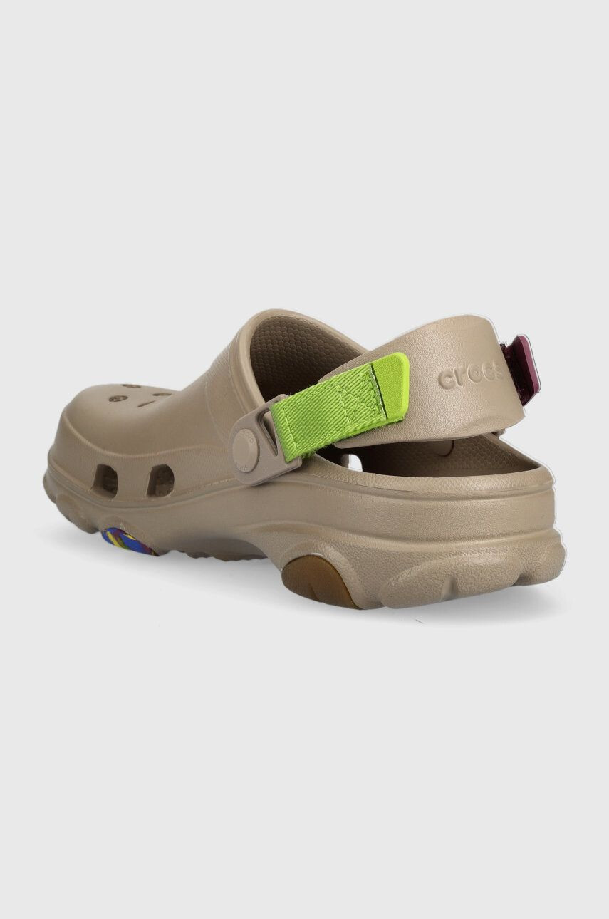 Crocs papuci Classic All Terrain Clog femei culoarea maro - Pled.ro