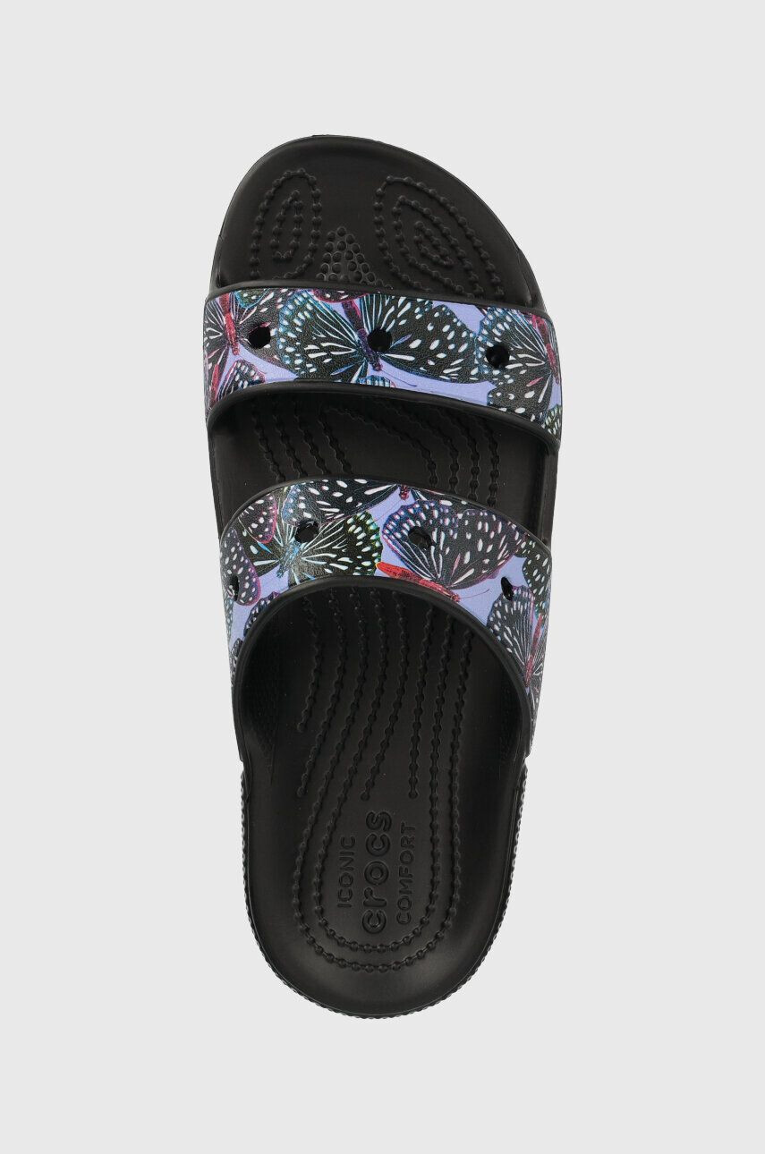 Crocs papuci Classic Butterfly Sandal femei culoarea negru 208246 208246.0C4-0C4 - Pled.ro