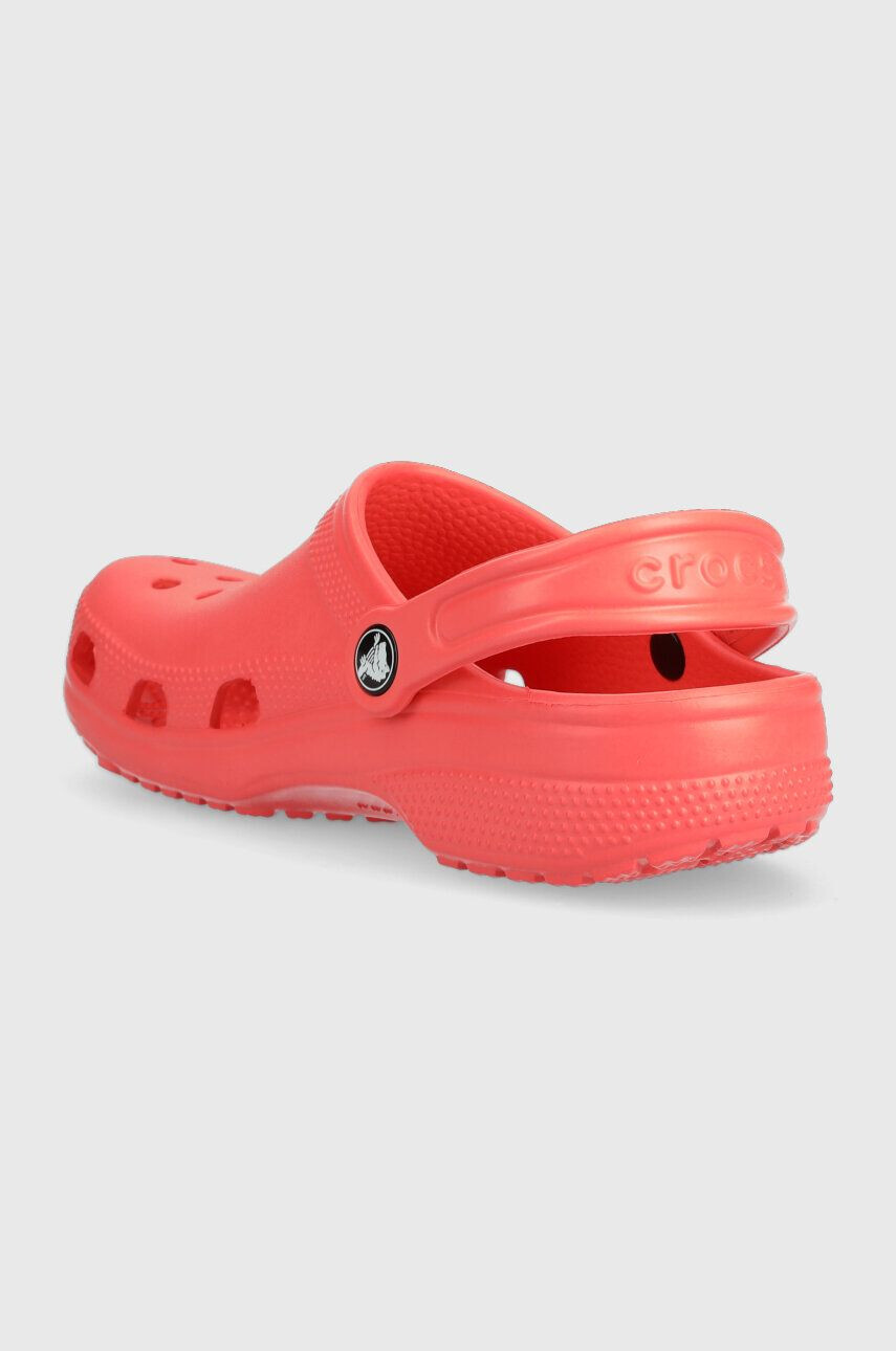 Crocs papuci CLASSIC KIDS CLOG culoarea rosu - Pled.ro