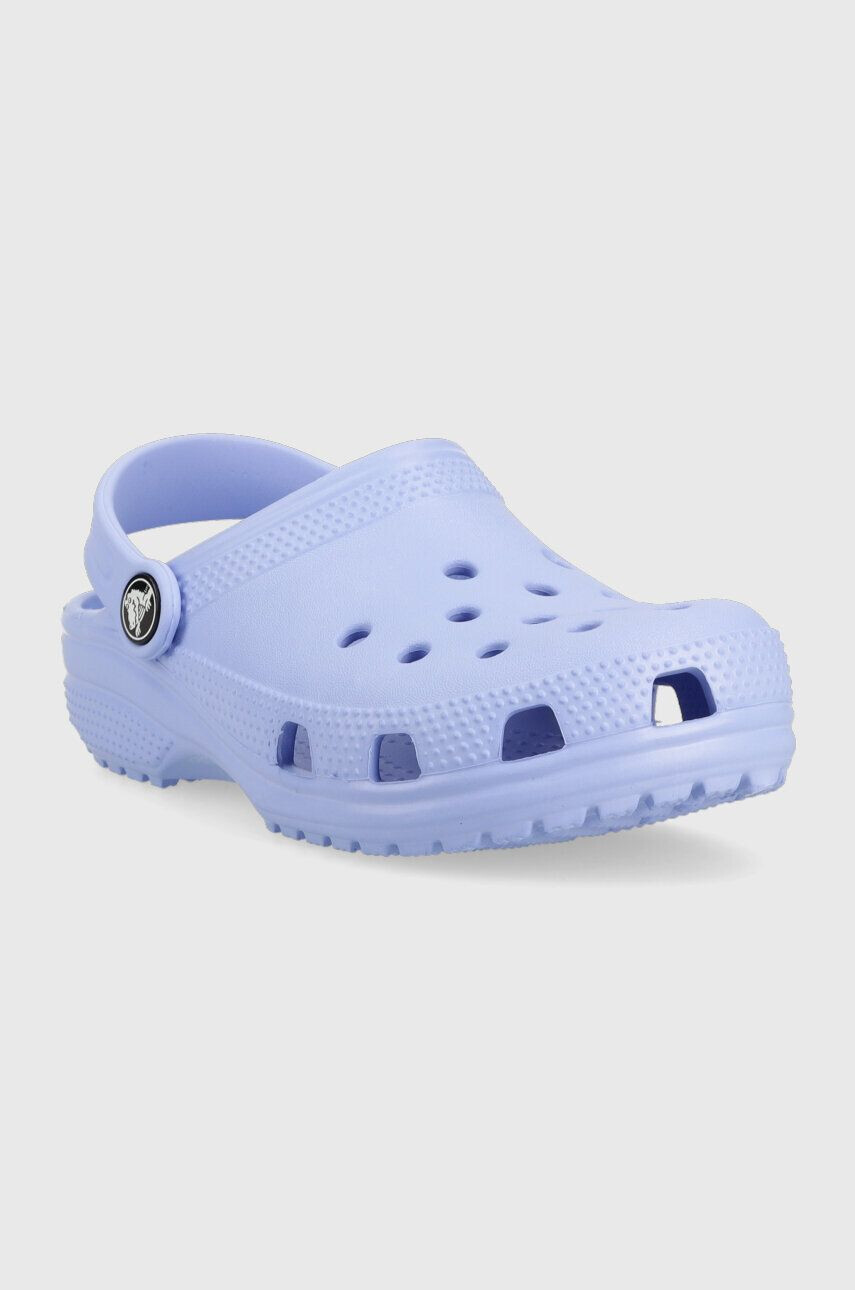 Crocs papuci CLASSIC KIDS CLOG culoarea violet - Pled.ro