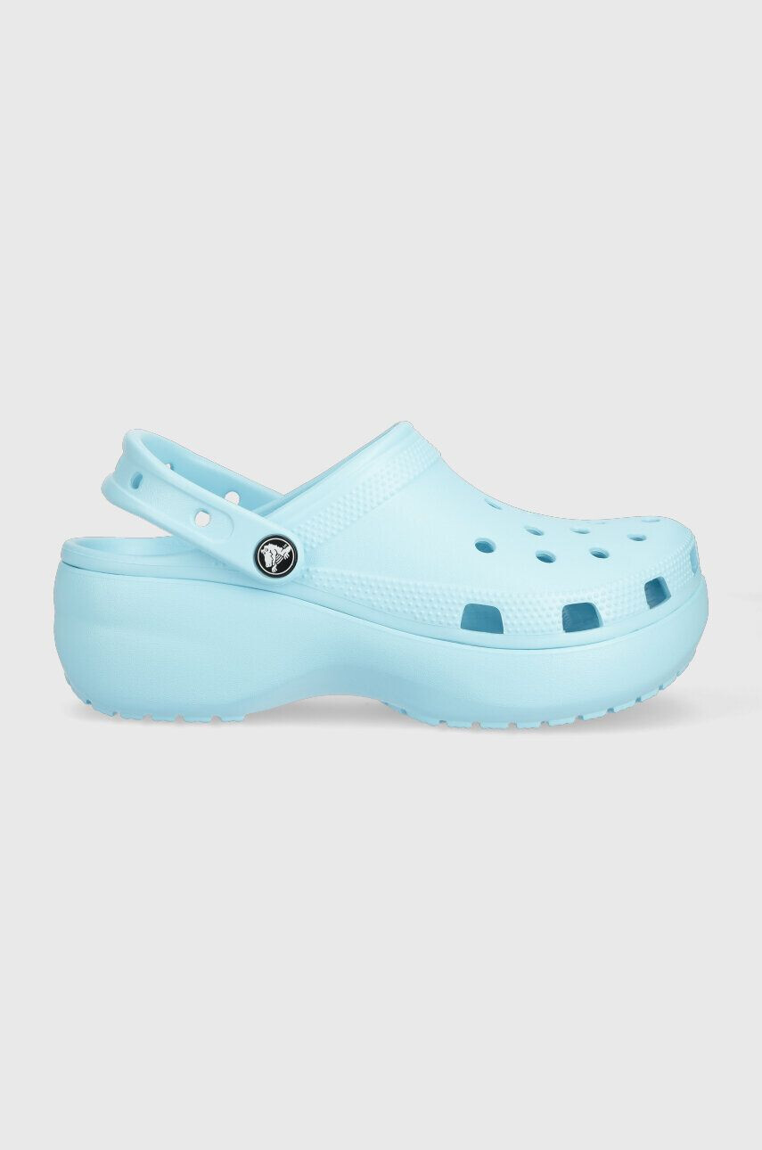 Crocs papuci Classic Platform Clog femei cu platforma 206750 - Pled.ro