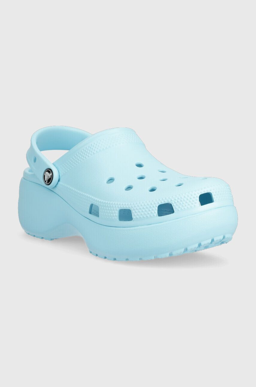 Crocs papuci Classic Platform Clog femei cu platforma 206750 - Pled.ro