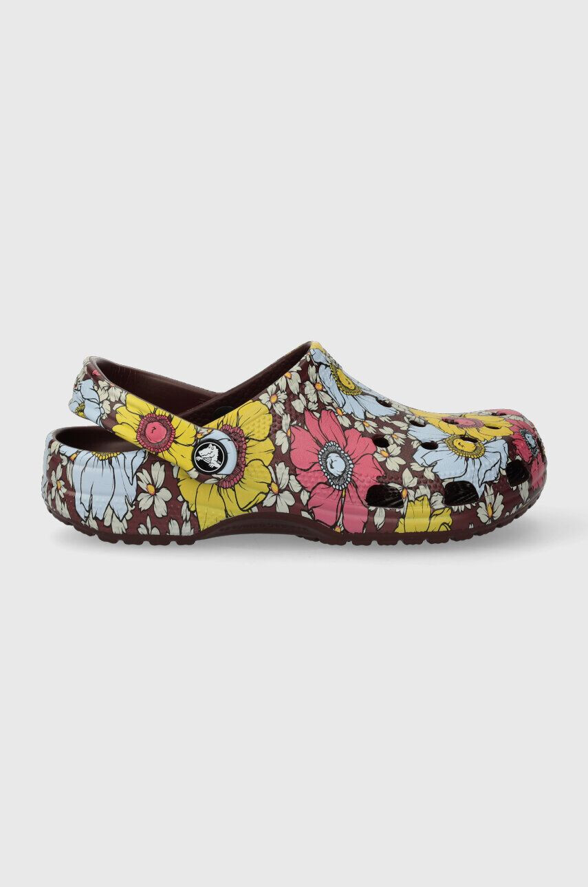 Crocs papuci Classic Retro Floral Clog femei 208954 - Pled.ro