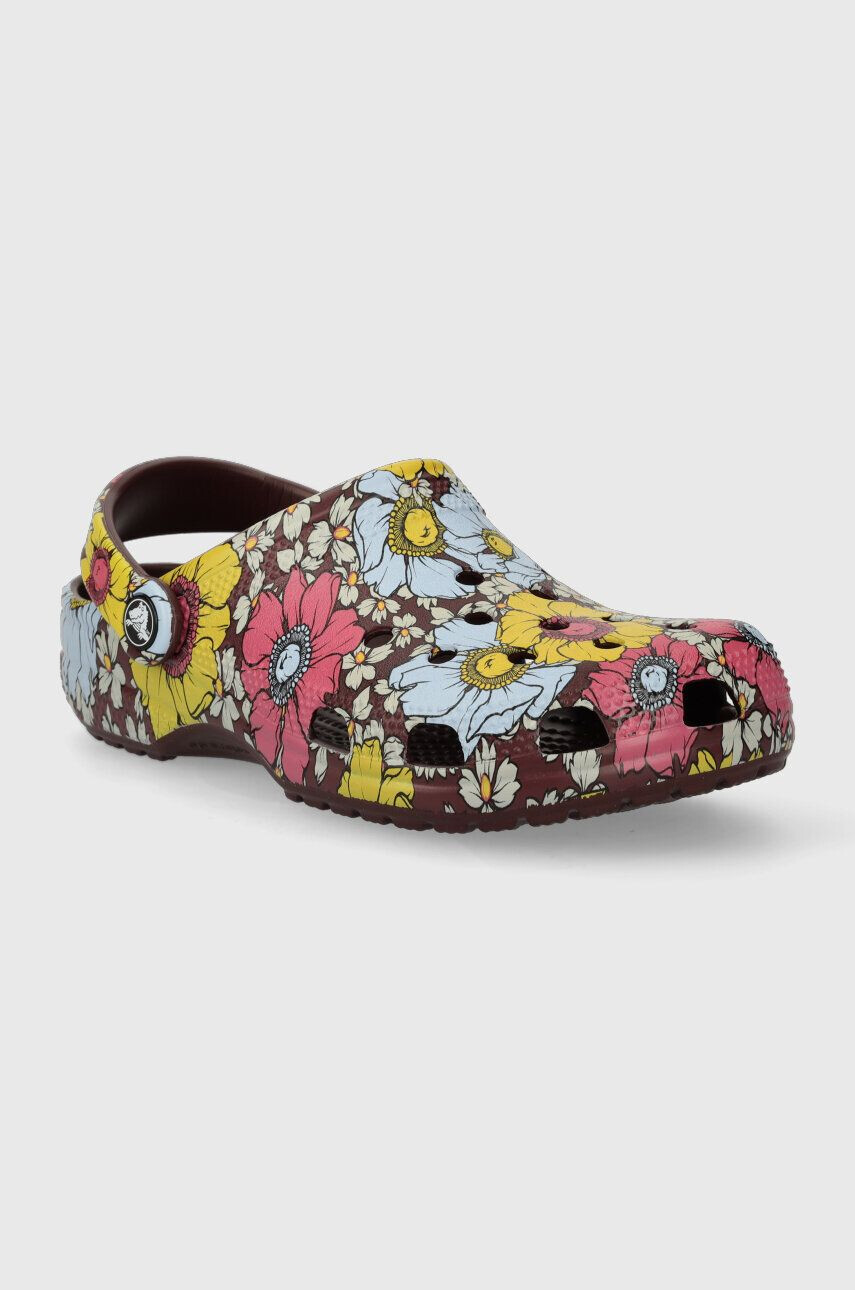 Crocs papuci Classic Retro Floral Clog femei 208954 - Pled.ro