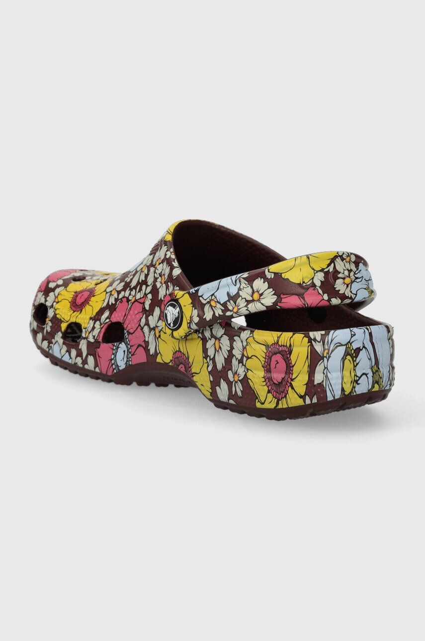 Crocs papuci Classic Retro Floral Clog femei 208954 - Pled.ro