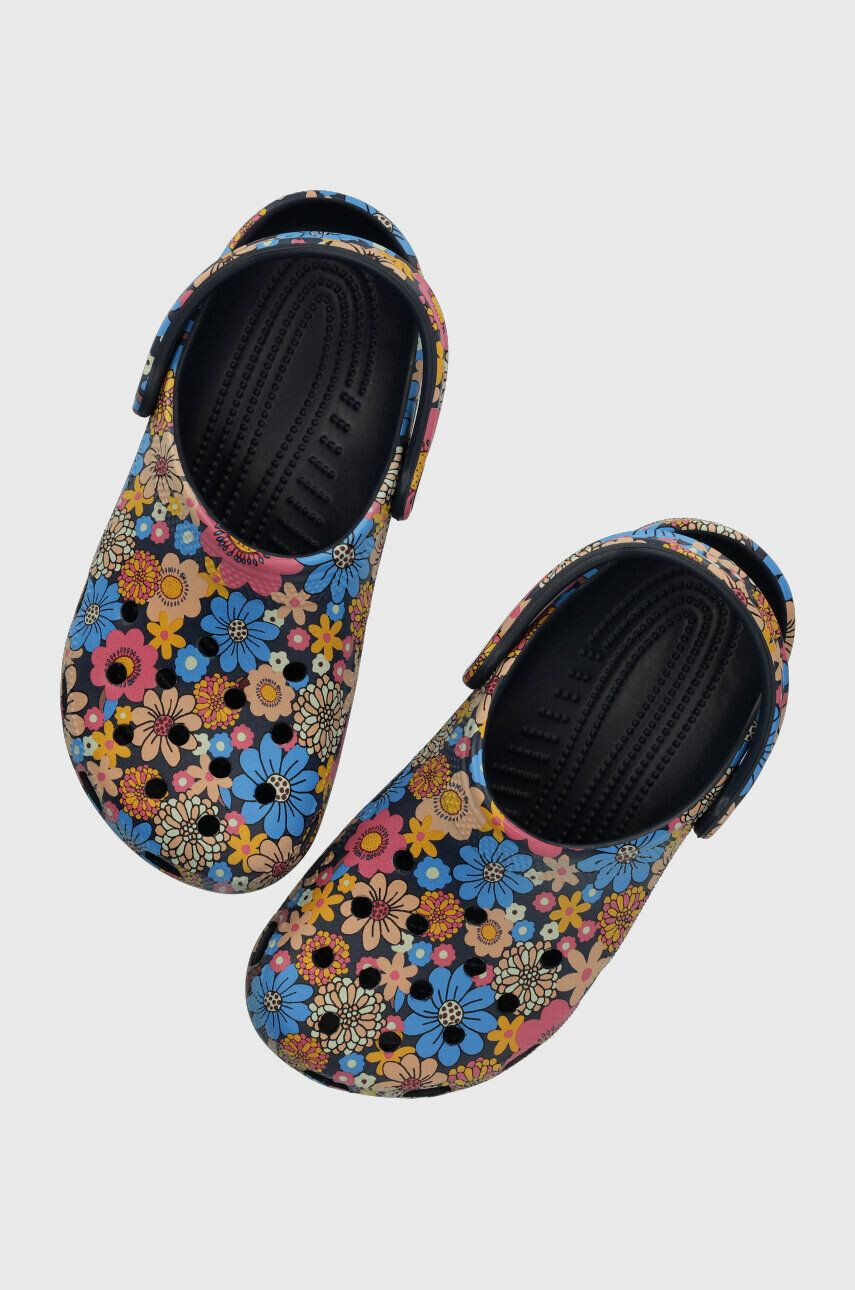 Crocs papuci Classic Retro Floral Clog femei 208954 - Pled.ro