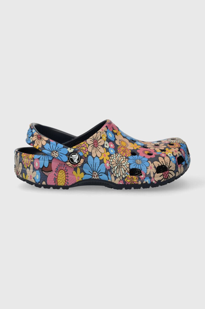 Crocs papuci Classic Retro Floral Clog femei 208954 - Pled.ro