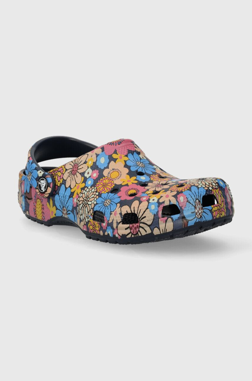 Crocs papuci Classic Retro Floral Clog femei 208954 - Pled.ro