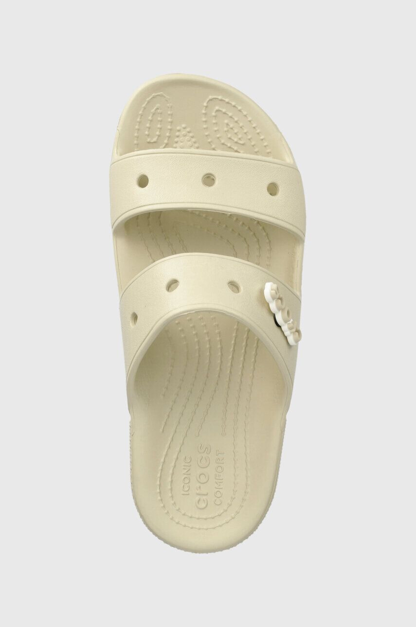 Crocs papuci Classic Sandal femei culoarea bej 206761 206761.2Y2-2Y2 - Pled.ro