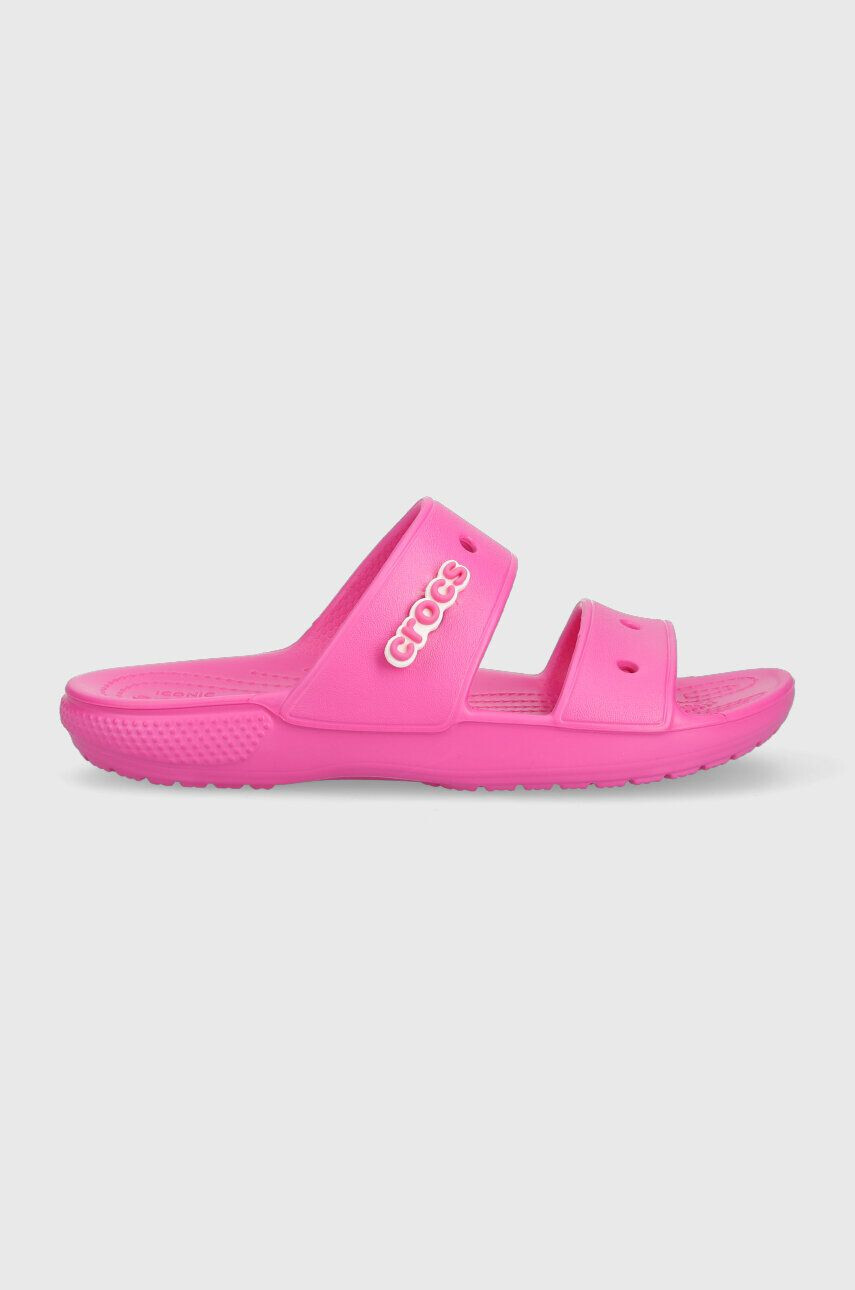 Crocs papuci Classic Sandal femei culoarea roz 206761 206761.6UB-6UB - Pled.ro