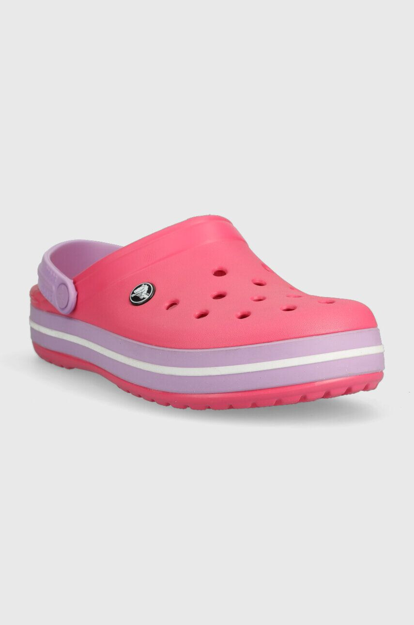 Crocs papuci Crocband femei culoarea roz 11016 - Pled.ro