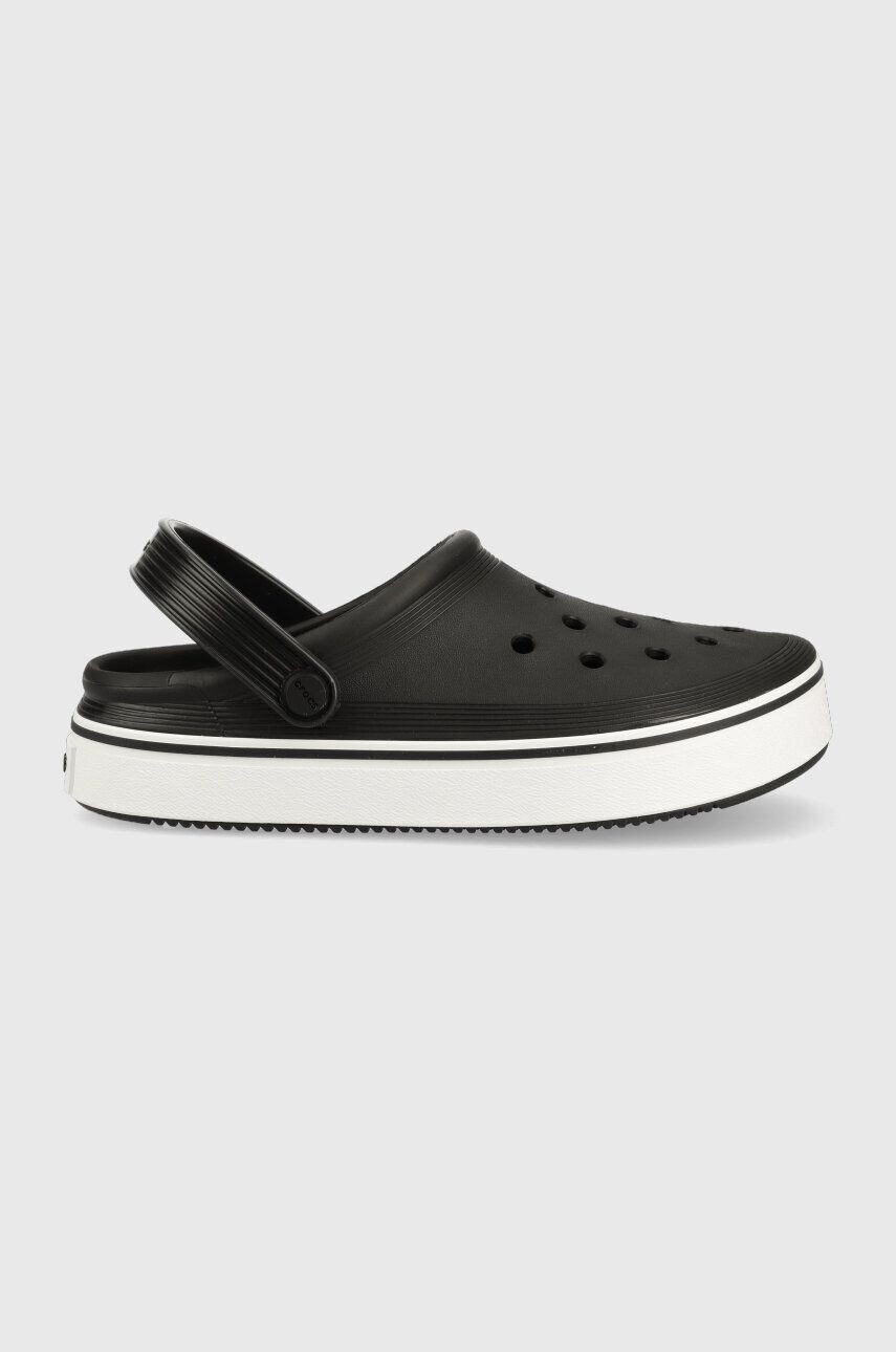 Crocs papuci Crocband Clean Clog culoarea negru 208371 - Pled.ro