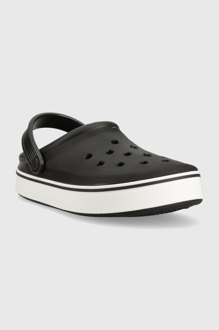 Crocs papuci Crocband Clean Clog culoarea negru 208371 - Pled.ro