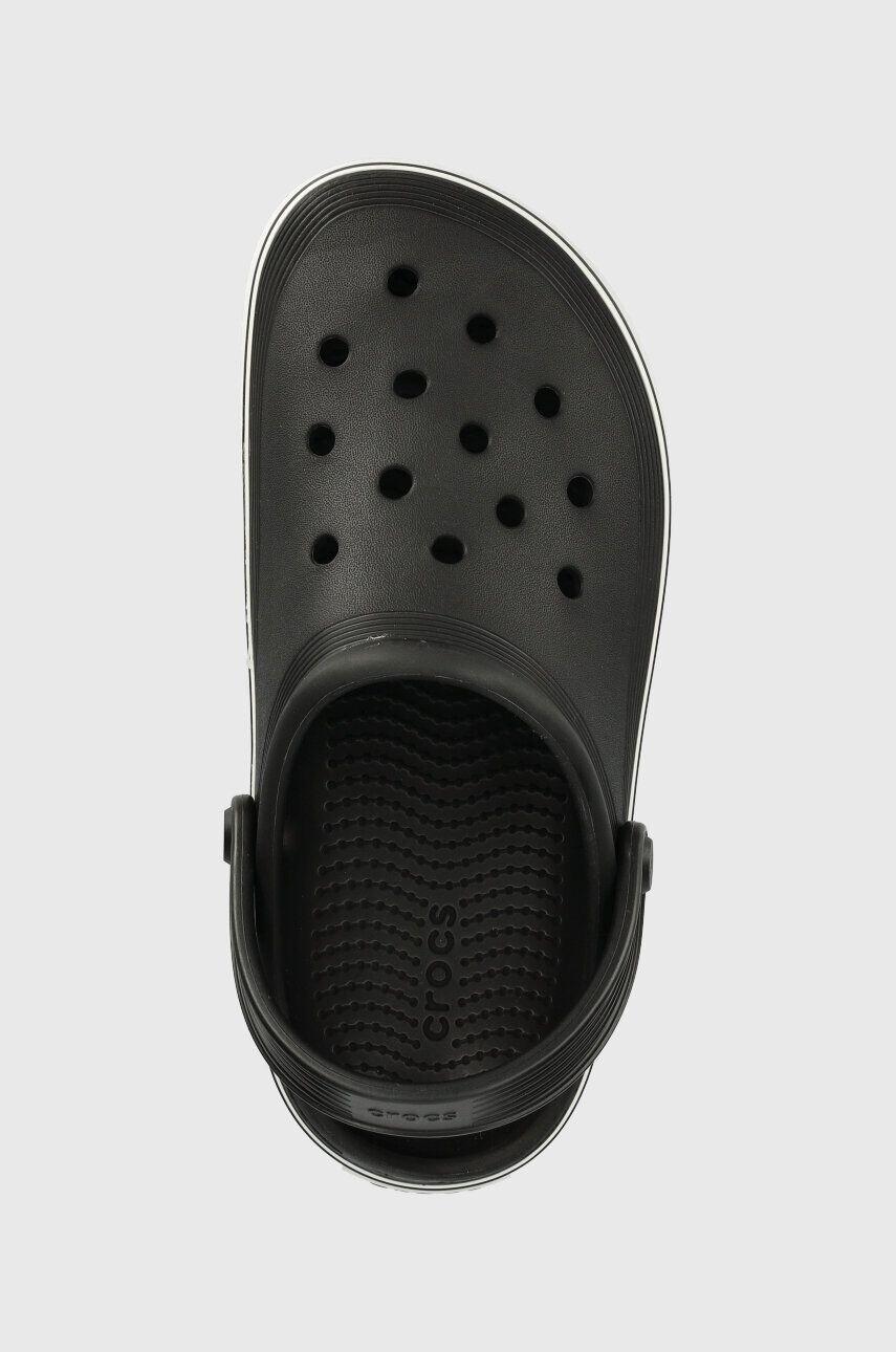 Crocs papuci Crocband Clean Clog culoarea negru 208371 - Pled.ro