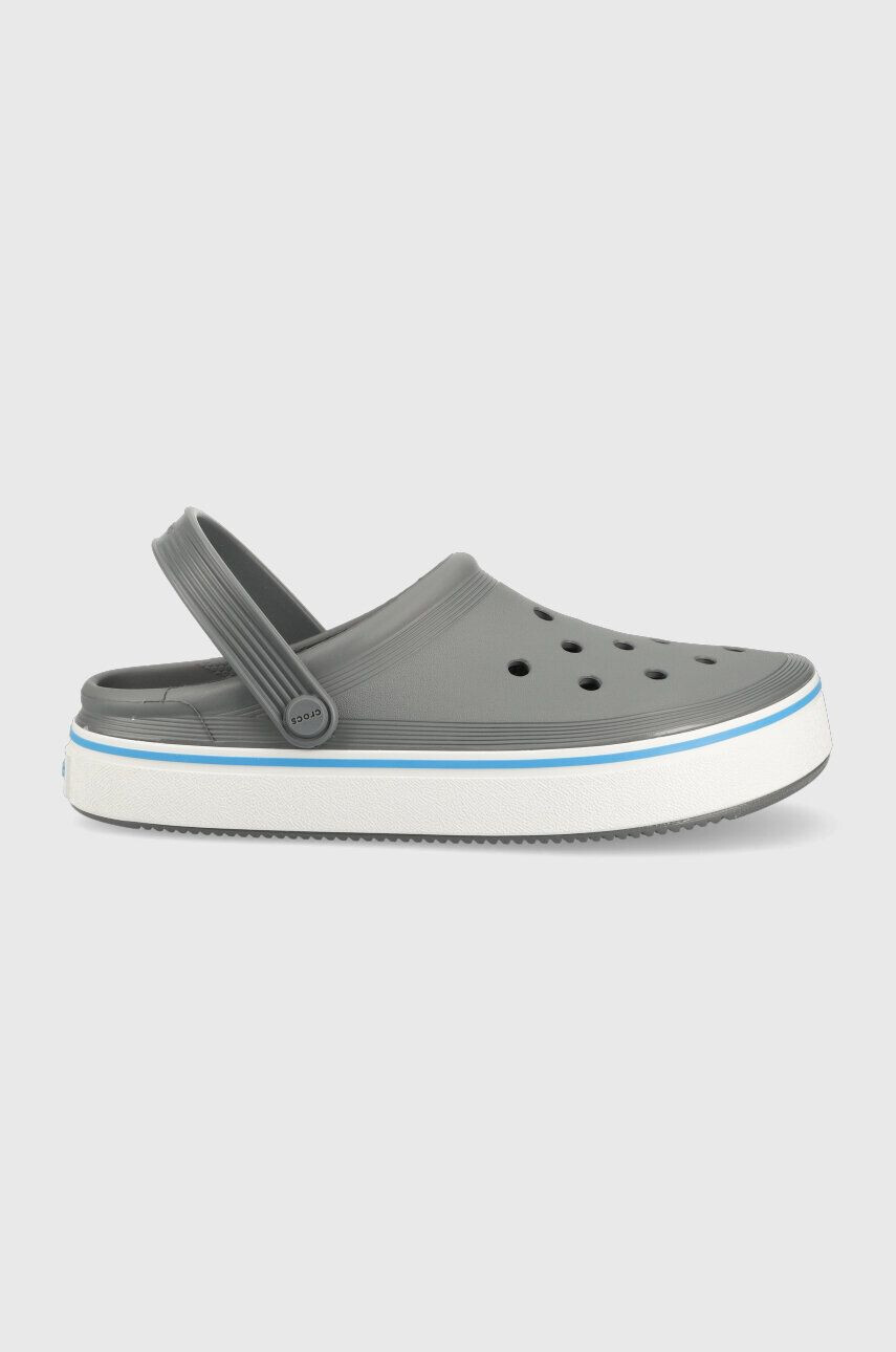 Crocs papuci Crocband Clean Clog barbati culoarea gri 208371 - Pled.ro