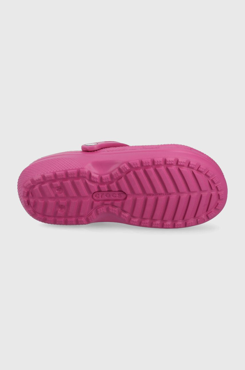 Crocs papuci de casa culoarea violet - Pled.ro