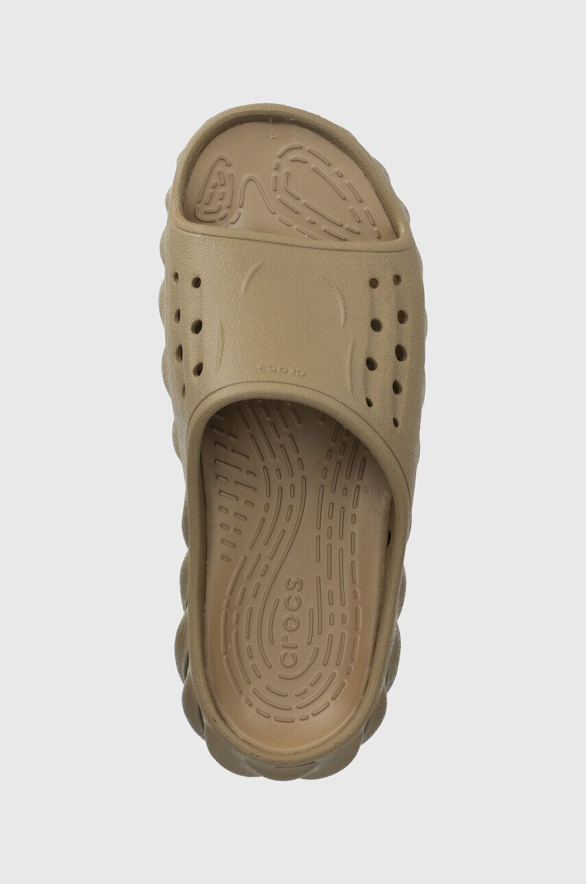 Crocs papuci Echo Slide culoarea maro 208170 208170.2G9-2G9 - Pled.ro