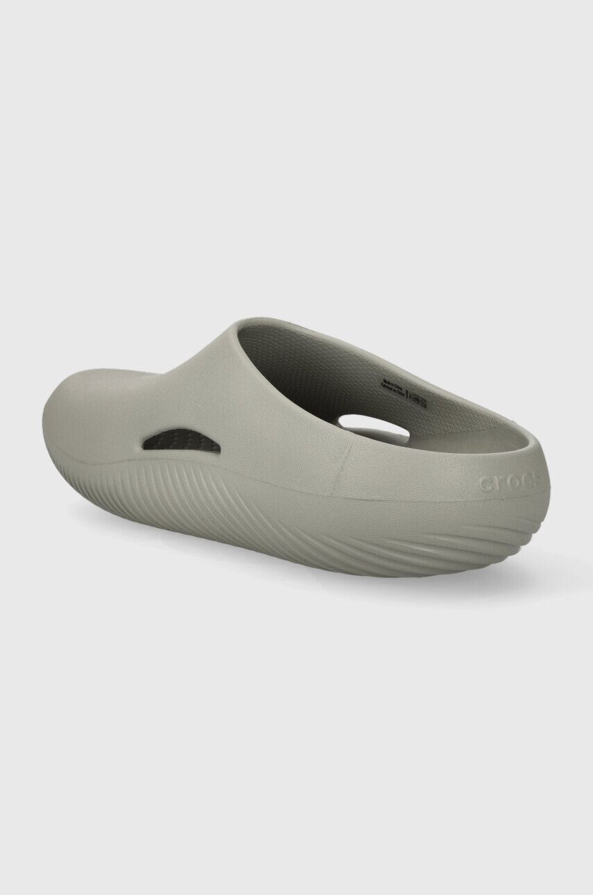 Crocs papuci Mellow Clog femei culoarea gri 208493 - Pled.ro